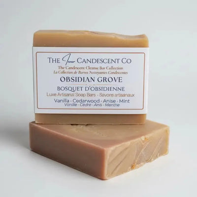 Obsidian Grove | Cedarwood Patchouli Anise Handmade Soap Bar