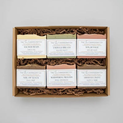 La Collection Candescent Cleanse Bar — Savons Artisanaux de Luxe — Ensemble d'Huiles Essentielles