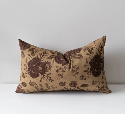 Thalassa | Vintage Style Floral Throw Pillow Cover