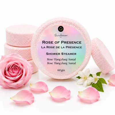 Rose de Présence | Pastille pour la douche | Aromathérapie