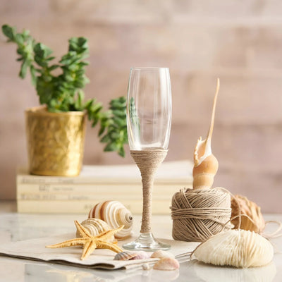 Verrerie à Champagne 8 oz - LAV VENUE - Ensemble de 6