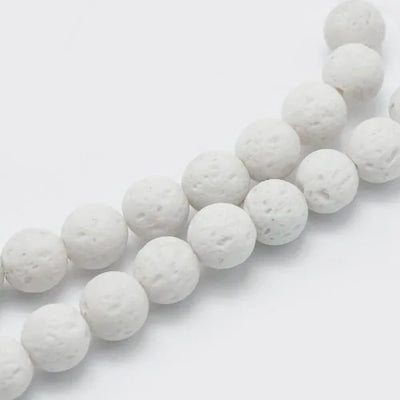Perles de Lave Blanches