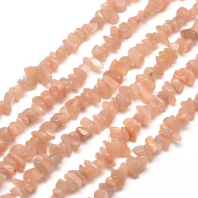 Sunstone Gemstone Chip Bead