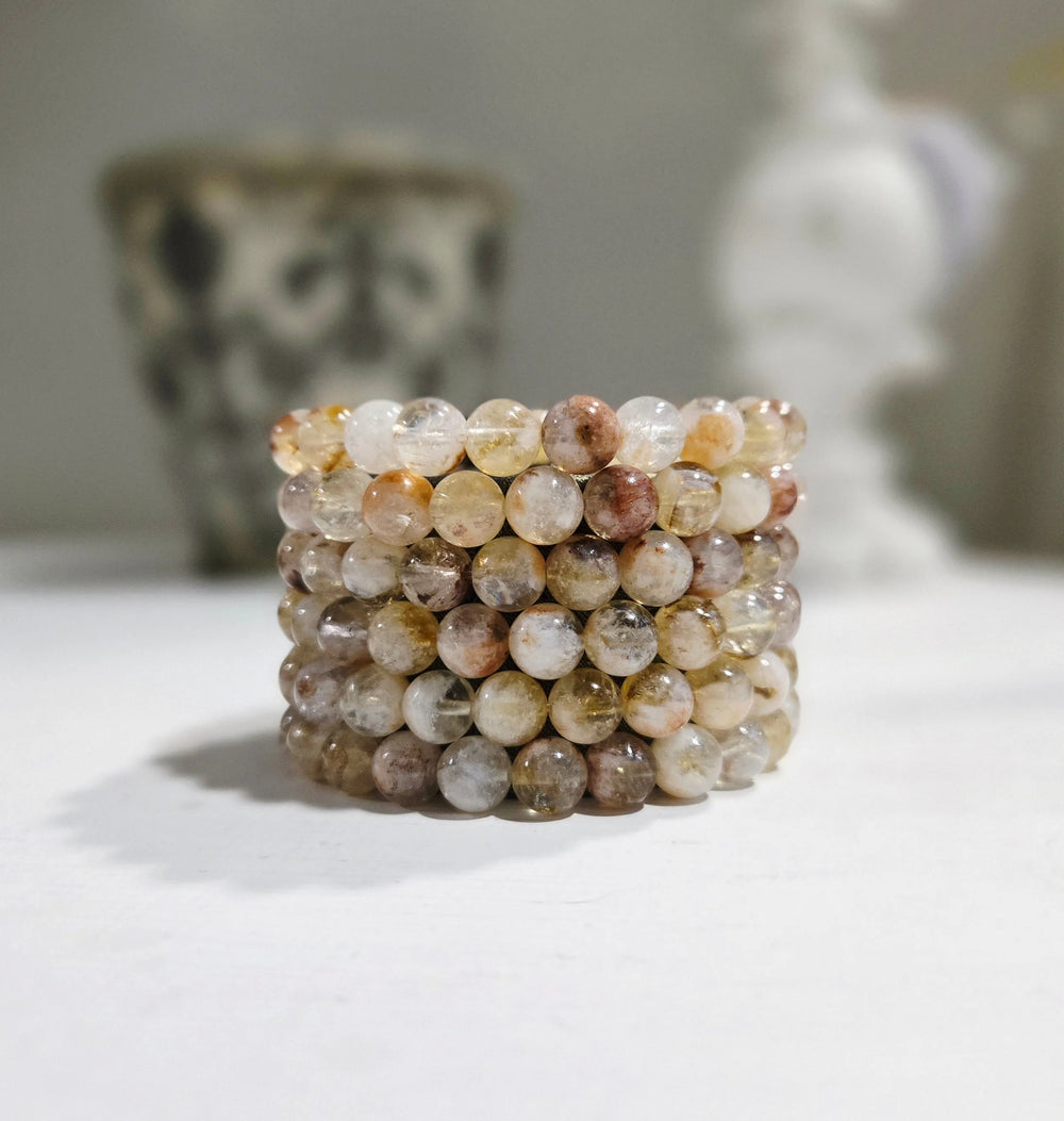 Bracelet en Citrine Façonné à la Main