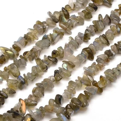 Perles Ébréchées de Labradorite Naturelle