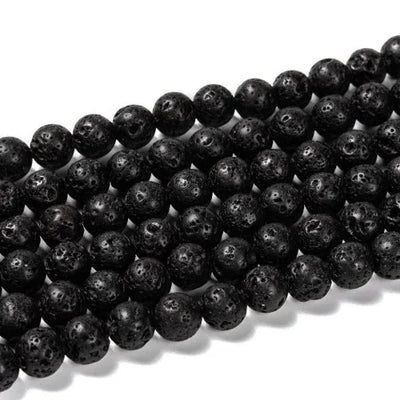 Perles de Lave Noire