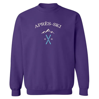 Embroidered "Après-Ski" Crewneck