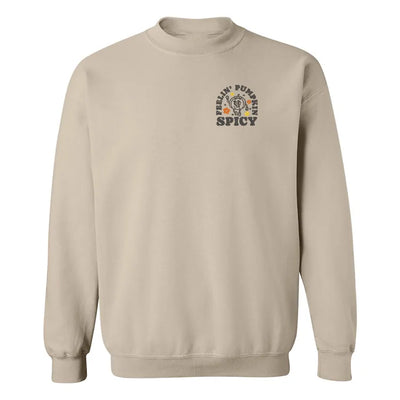 Crewneck "Feeling Pumpkin Spicy" Embroidery