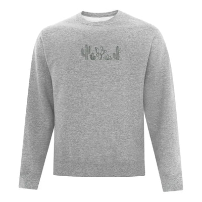 Embroidered Cactus Crewneck
