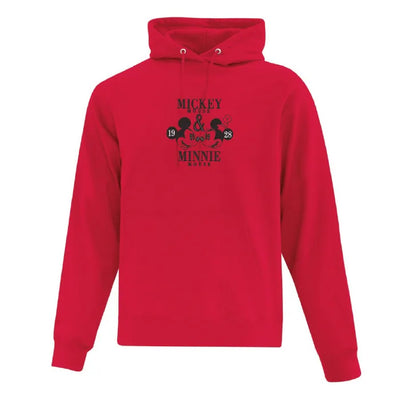 Embroidered Mickey & Minnie Hoodie