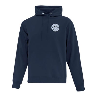 Embroidered Smiley Hoodie