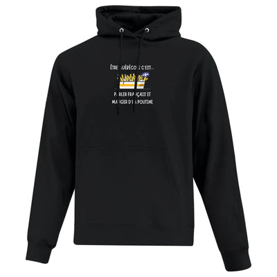 Printed Poutine Hoodie