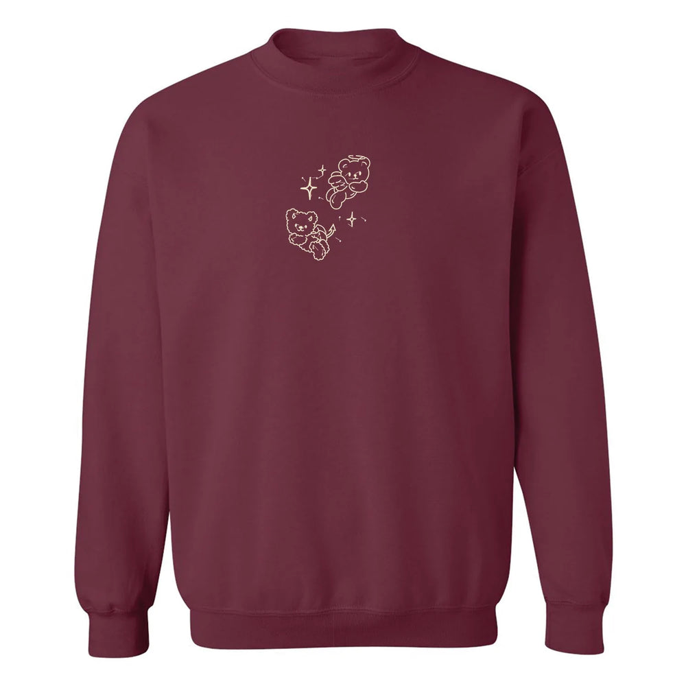 Embroidered Crewneck Twinkle Teddy