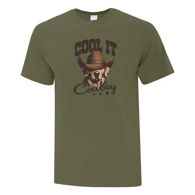 T-shirt imprimé « Cool it cowboy »