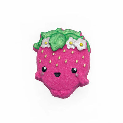 Visage aux fraises