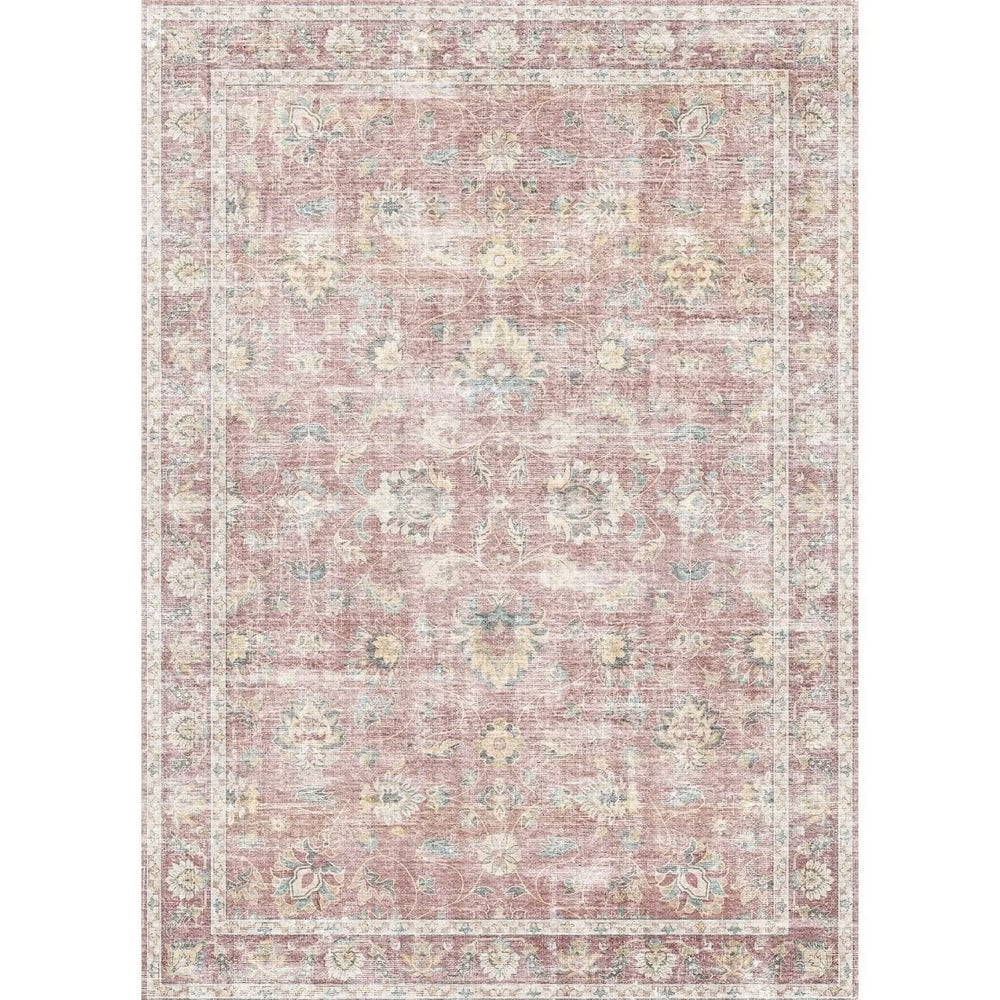 Elyse Pink Yellow Rug