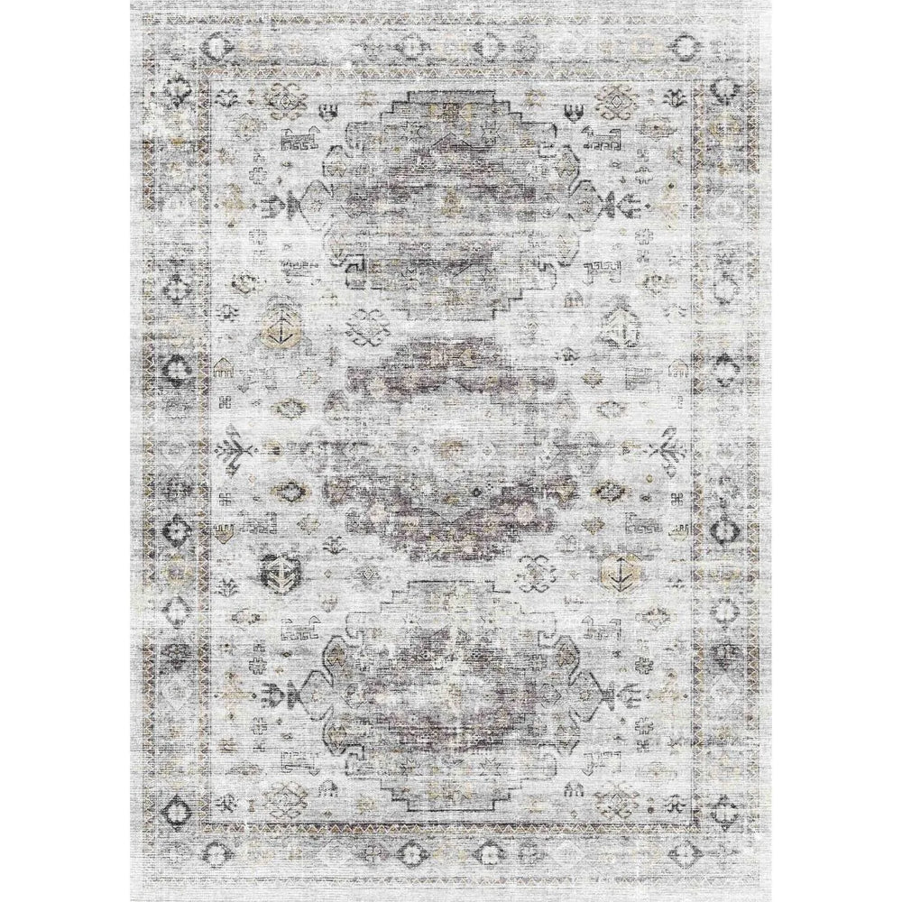 Kyra Silver Grey White Rug