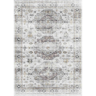 Kyra Silver Grey White Rug