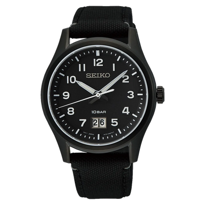 SEIKO Quartz Black | SUR571