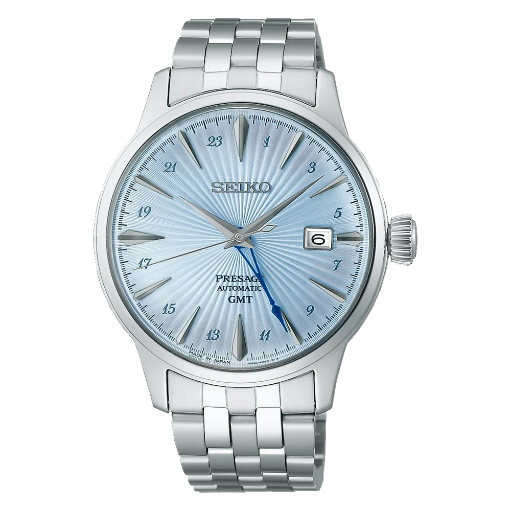SEIKO Presage Cocktail Time GMT Cadran Bleu | SSK037