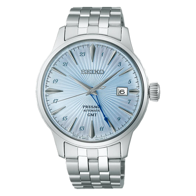 SEIKO Presage Cocktail Time GMT Cadran Bleu | SSK037