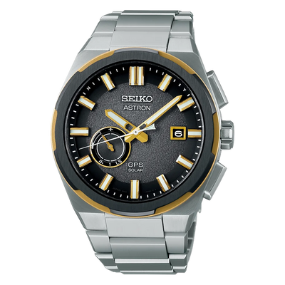 SEIKO Astron GPS Solaire Noir et Or | SSJ026