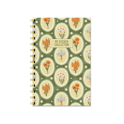 Mon Cahier d'Autocollants Collection Florale
