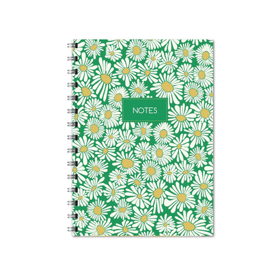 Carnet Marguerites Vertes