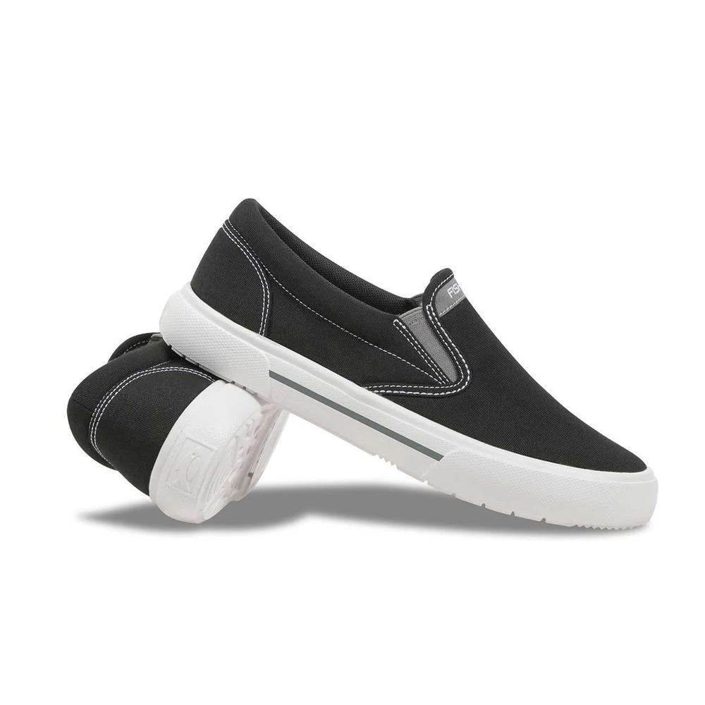 Fishooz Femmes Sunbrella® à Enfiler Noir/Blanc
