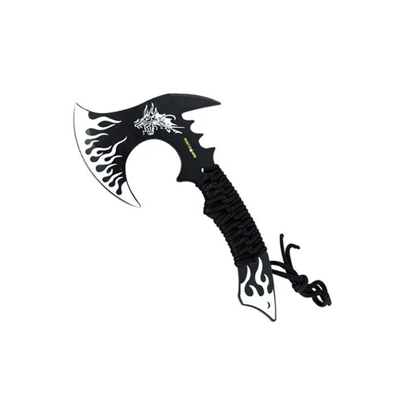 11" Hunt-Down Dragon Fire Steel Hatchet