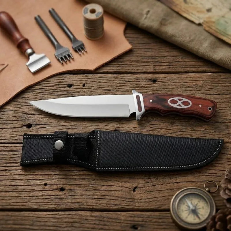 Couteau de chasse Xtreme en palissandre droit