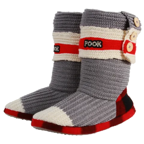 Pook Unisex Lumberjack Puggs Slippers