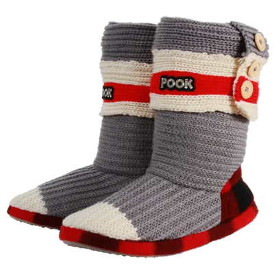 Pook Unisex Lumberjack Puggs Slippers