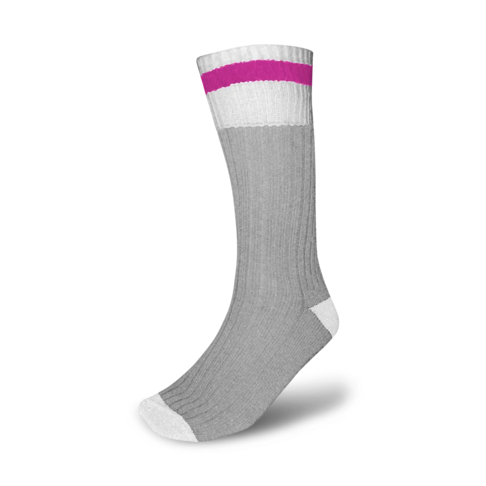 Pook Chaussettes Unisexe en Laine Rose 2 Paires