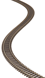 Section de voie flexible Atlas HO Code 100 Super 36" en argent nickel et traverses noires
