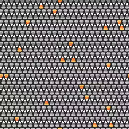 Beth Reed - Paranormal Parade - Grey Candy Corn - 8320S-90 — Cottage Quilting Ltd.