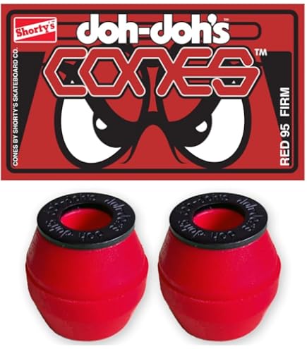 Shorty’s 'Cones' Douilles Rigides - Rouge (95A)