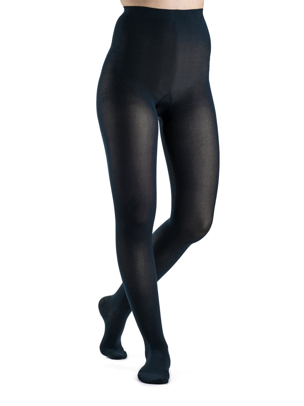 Sigvaris Collants pour femmes Style Soft Opaque 15-20mmHg, bout fermé pour femmes