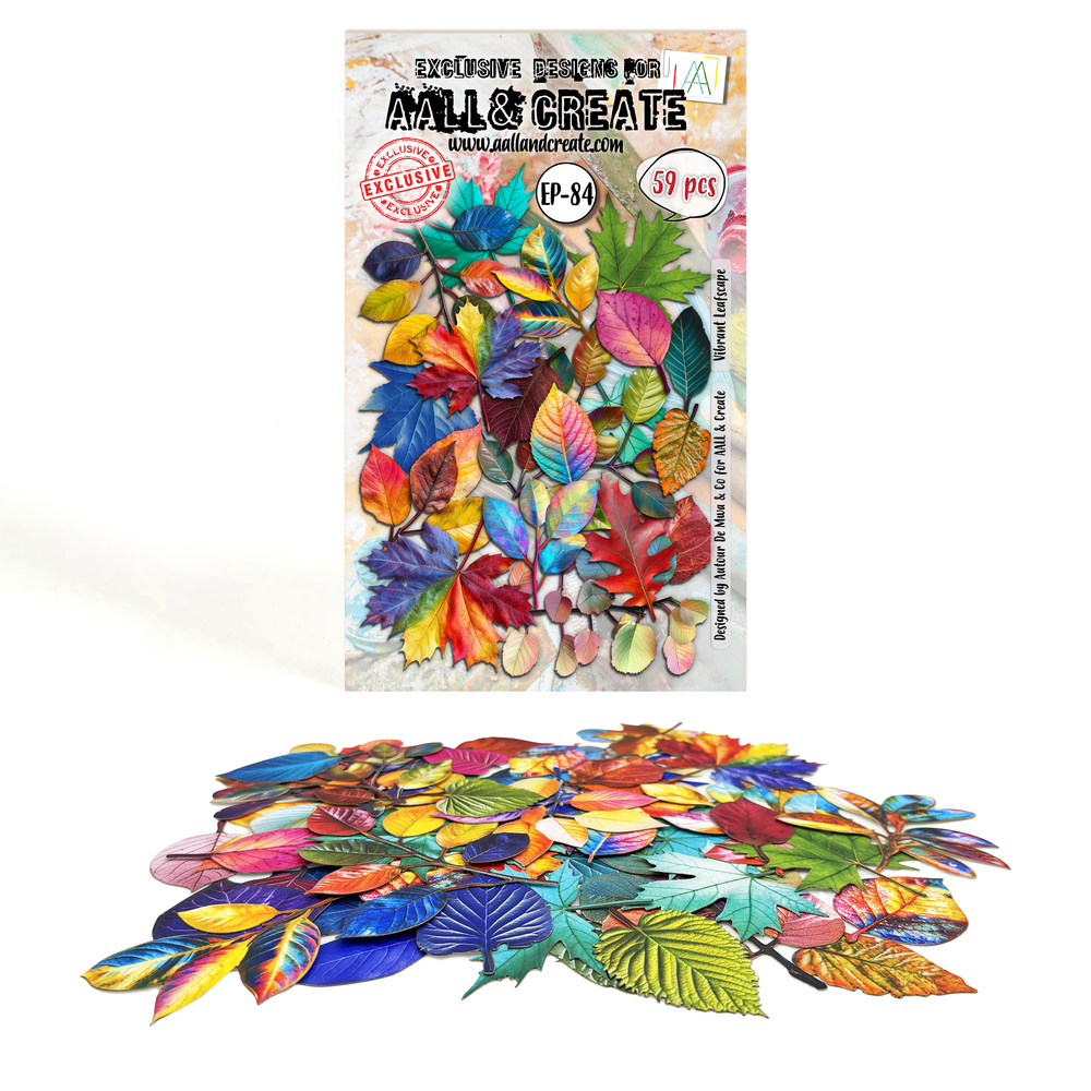 AALL and Create - Ephemera Die-Cuts - Vibrant Leafscape — Ecstasy Crafts