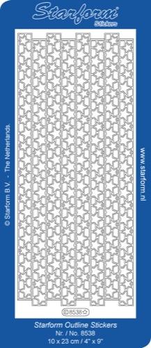 Autocollants décoratifs - Étoiles à bordure de ruban