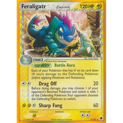 Feraligatr (Espèce Delta) (2/101) (DF)
