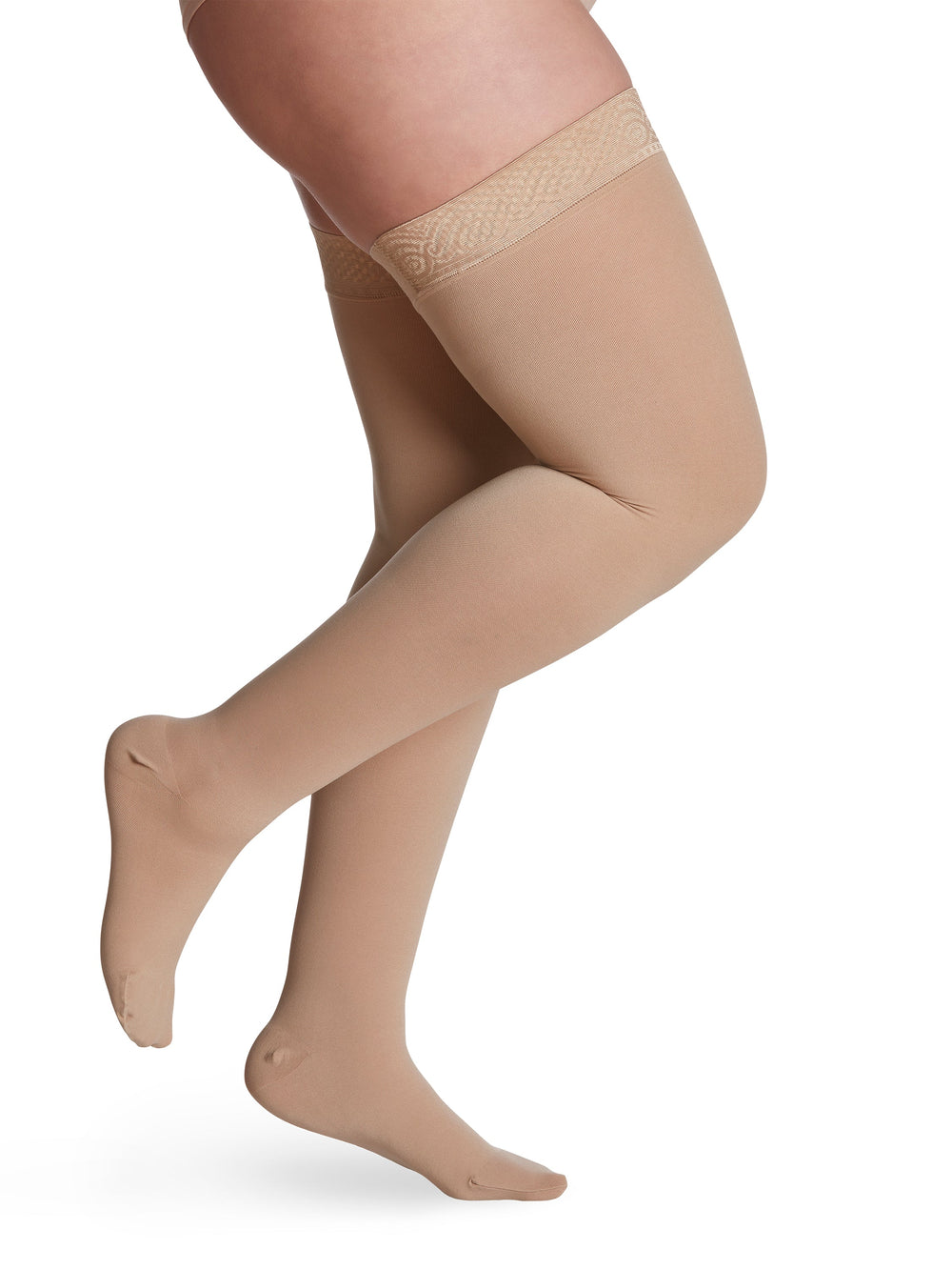 Sigvaris Women's Essential Opaque Thigh-High 20-30mmHg Women's Closed Toe