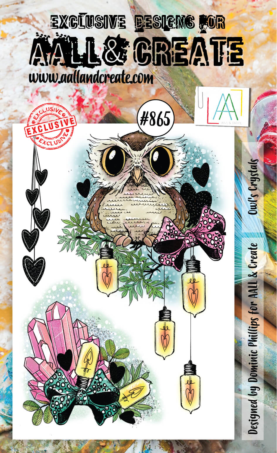 Jeu de tampons AALL and Create -865 - Owl's Crystals