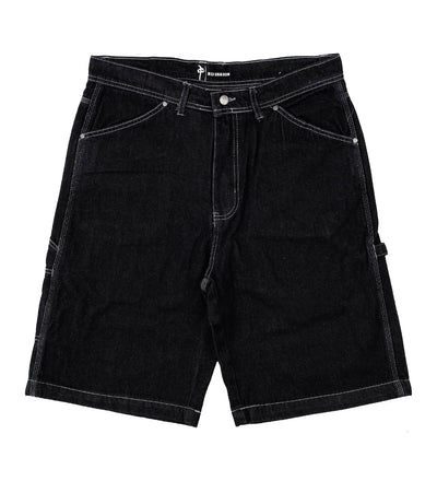 Red Dragon 'Mechanizer' Baggy Jean Shorts - Black