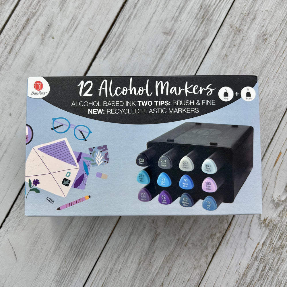 Decotime Alcohol Markers - Ocean Breeze