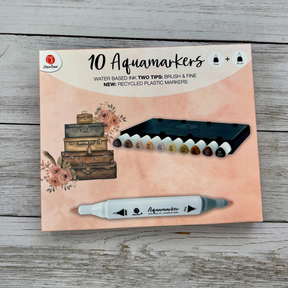 Decotime Aquamarkers - Earth Tones