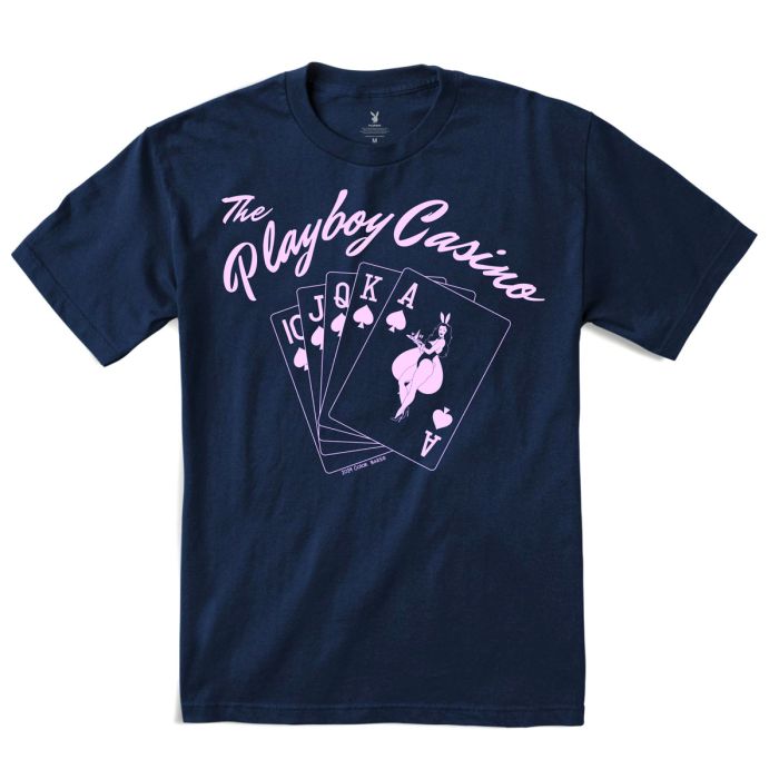 Color Bars X Playboy 'Casino' Tee - Navy