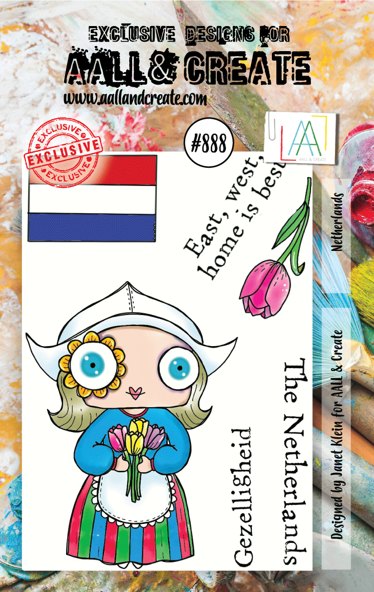 Set de tampons AALL and Create - 888 - Pays-Bas