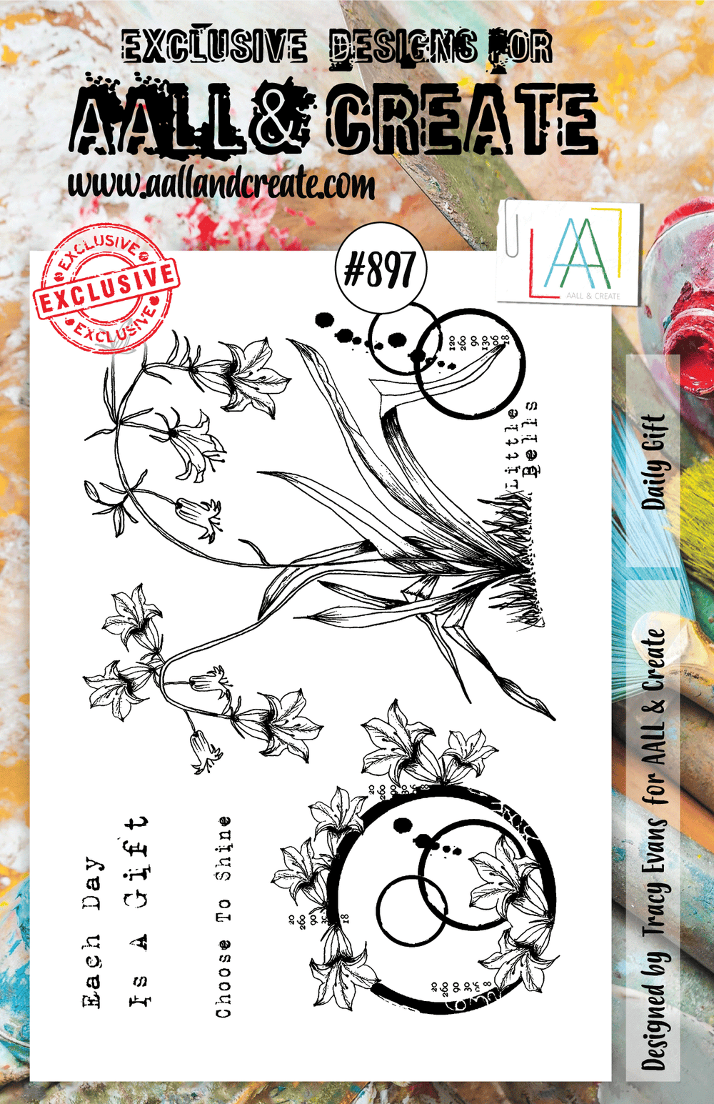 Jeu de tampons AALL and Create -897 - Cadeau du jour