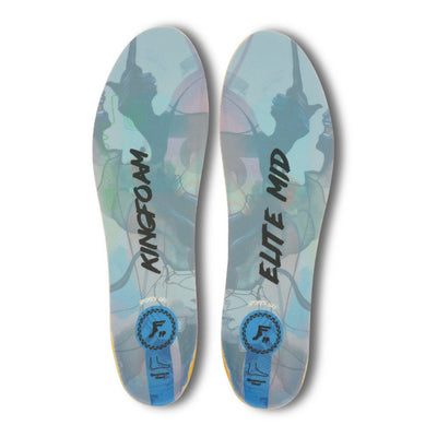 Semelles FP Insoles 'Kingfoam Elite Sport Quantum Heel Mid' - Camo Gris/Noir